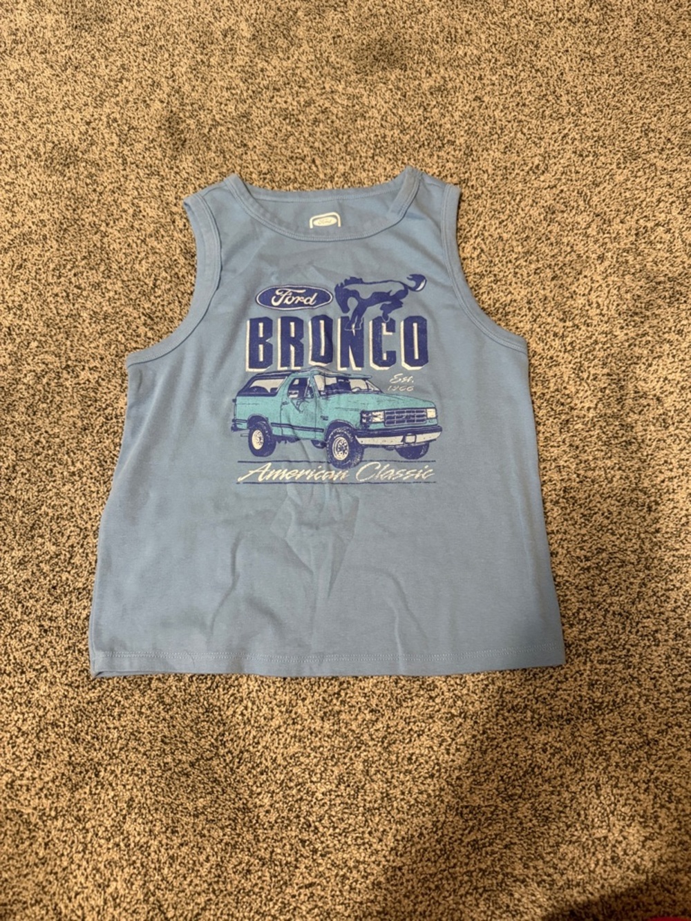 Ford Light Blue Bronco Tank